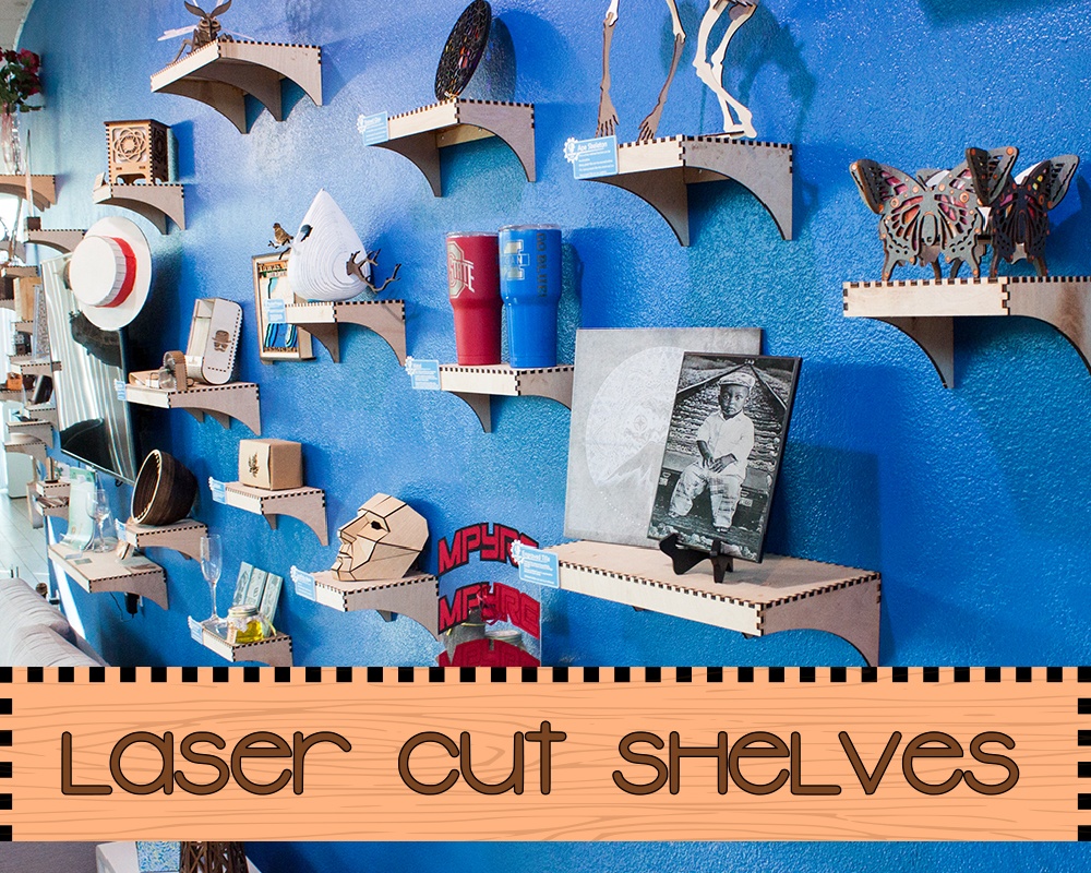 0076 Laser Cut Shelves